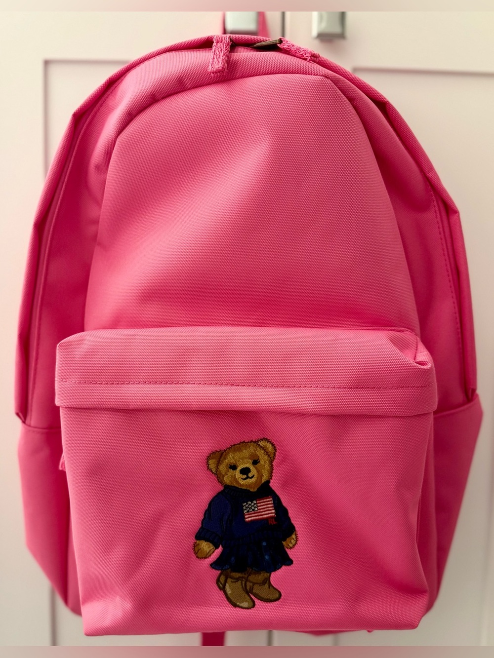 NWT Polo Ralph Lauren Pink Polo Bear Backpack